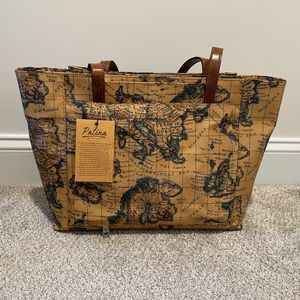 Patricia Nash Tote - Euro Map